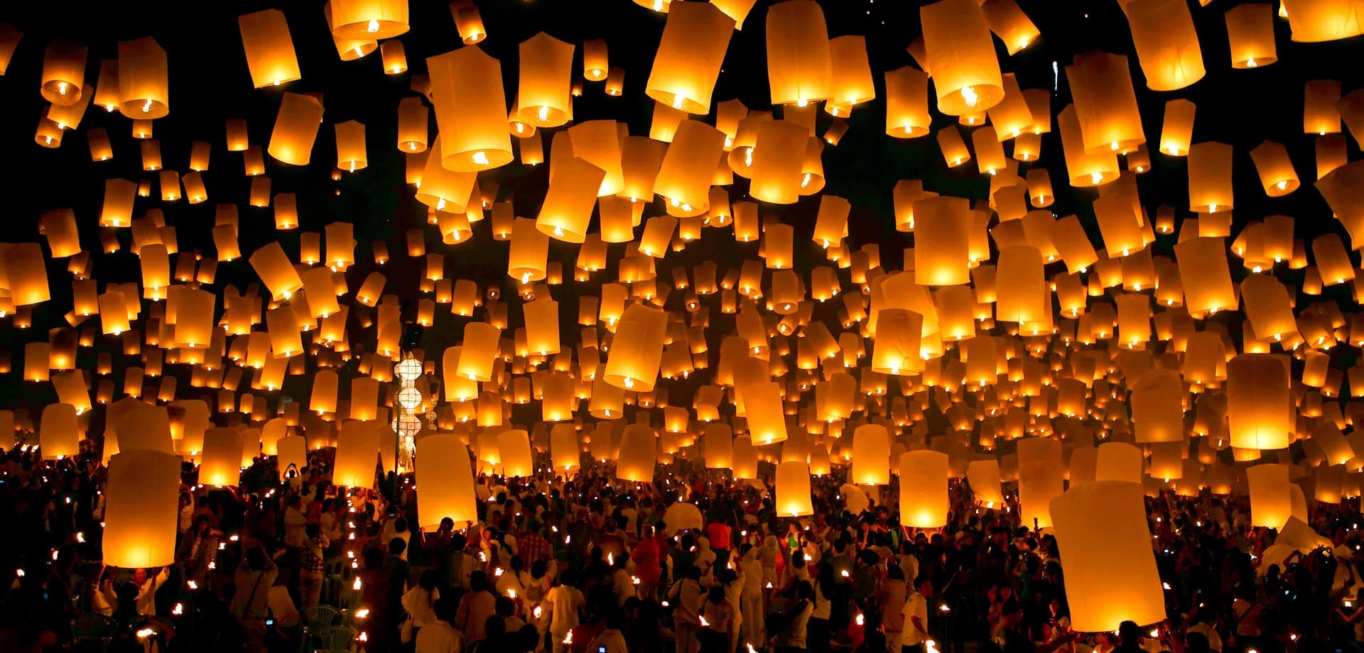 Festival das Lanternas na Tailândia